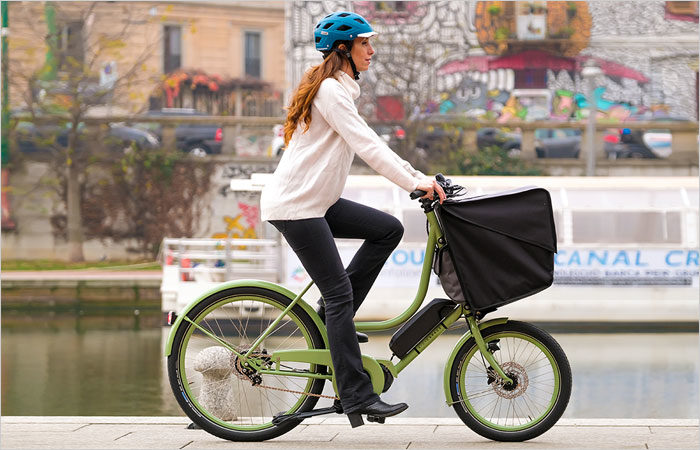 Compact electric cargo sales bike